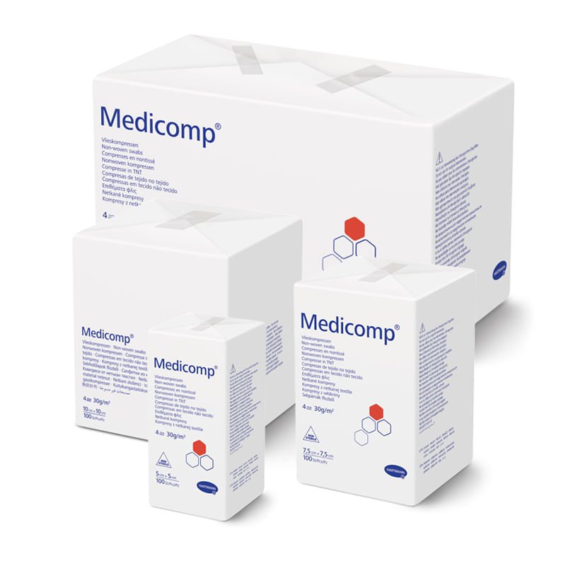Compressas não Esterilizadas Medicomp (100 unid.)