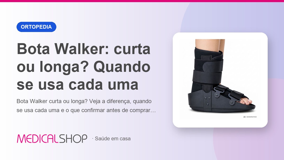 Bota Walker: curta ou longa? Quando se usa cada uma